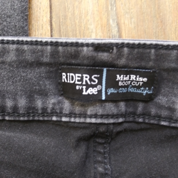 Riders Lee Mid Rise Boot Cut panralon for women si - Picture 6 of 8